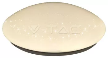 Plafoniera LED 12W 840lm DOME rotund BLING STAR COVER 4000K V-TAC 