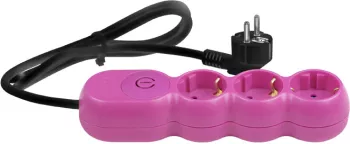 Prelungitor electric 3G1.5 roz 3 prize 5m cu intrerupator RZ3115N05 Wconn 