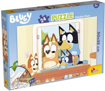 Puzzle de colorat - Bluey 24 de piese 