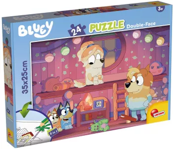 Puzzle de colorat - Bluey si ora de povesti 24 piese 
