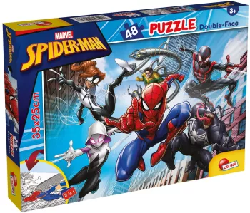 Puzzle de colorat - Spiderman 48 de piese 