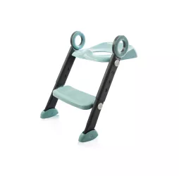 Reductor toaleta pliabil cu scara babyjem culoare bleu 