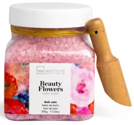 Sare de baie parfumata Beauty Flowers IDC Institute 44044 500 g 