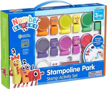 Set activitati cu stampile - Numberblocks 
