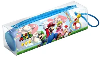 Set pahar pasta de dinti periuta si etui pentru ingrijire dentara Super Mario pentru copii 1805 