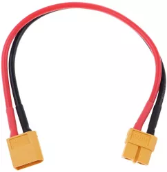 Set prelugitor mufa XT30 tata mama cu cablu siliconic 16AWG 20cm max 15A 500V 