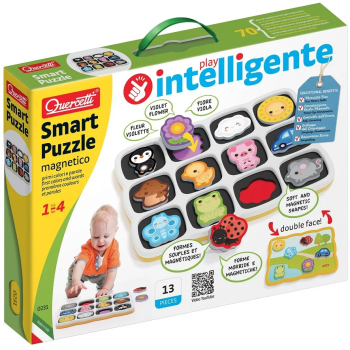 Smart Puzzle Quercetti Primele culori si cuvinte 