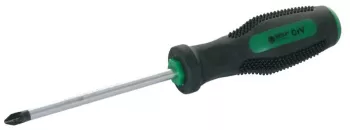 Surubelnita pozidriv PZ3x150 varf magnetic din otel aliaj crom-vanadiu si maner cauciuc antiderapant MEGA 10493 