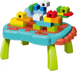 Masuta multifunctionala 3 in 1 pentru constructie - Dinozaur 