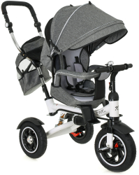 Tricicleta si Carucior pentru copii Premium TRIKE FIX V3 culoare Gri 
