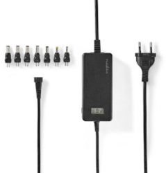 Adaptor AC Universal - 36 W - 1.80 m - 7 mufe - Negru 