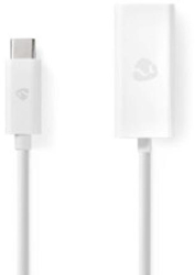 Adaptor de alimentare USB - USB 3.2 Gen 1 - 1000 Mbps - 0.20 m - Alb 
