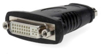 Adaptor HDMI&trade - Intrare HDMI&trade - DVI-D Priza cu 24+1 pini - Nichelat - Drept - ABS - Negru - 1 buc - Cutie 