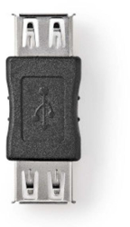 Adaptor USB-A - USB 2.0 - 480Mbps - PVC - Negru 
