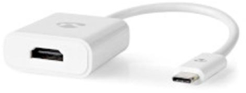 Adaptor USB-C&trade -alb 