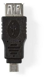 Adaptor USB Micro-B - USB 2.0 - 480Mbps - Negru 