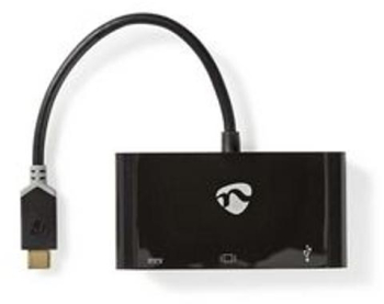 Adaptor USB Multiport - USB 3.2 Gen 1 - 0.20 m - Aurit - Antracit 