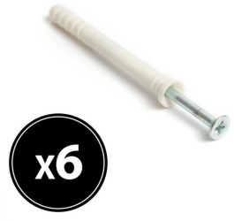 Ancora de impact - 8 x 80 mm - 6 buc / pachet 