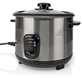Aragaz orez - 1 5 l - 500 W - Acoperire antiaderenta - Bol detasabil - Oprire automata 