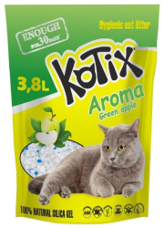 Asternut igienic pentru pisici silicat Kotix Mar Verde 3.8L 1 52kg 