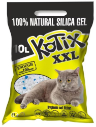 Asternut igienic pentru pisici silicat Kotix Normal 10L 4kg 