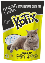Asternut igienic pentru pisici silicat Kotix Normal 3.8L 1 52kg 
