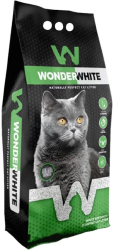Asternut pentru pisici Wonder White 10kg aroma Aloe Vera 