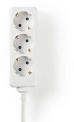 Banda de alimentare - Conector cu impamantare / Tip F CEE 7/7 - 3 cai - 1 50 m - 3680 W - 16 A - Tip de masa Senzor lateral - 230 V AC 50 