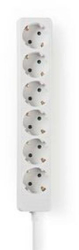 Banda de alimentare - Conector cu impamantare / Tip F CEE 7/7 - cale 6 - 1 50 m - 3680 W - 16 A - Tip de masa Senzor lateral - 230 V AC 5 