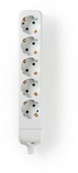 Banda de alimentare - Conector impamantat / Tip F CEE 7/7 - 5 cai - 3680 W - 16 A - Tip masa Senzor lateral - 230 V AC 50/60 Hz - Unghiul 