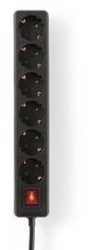 Banda de alimentare - Conector impamantat / Tip F CEE 7/7 - 6 cai - 1 50 m - 3680 W - 16 A - Tip masa Senzor lateral - 230 V AC 50/60 Hz 