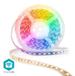 Banda LED SmartLife - Wi-Fi - Alb rece / Alb cald / RGB - SMD - 5 00 m - IP44 - 2700 - 6500 K - 960 lm - Android&trade / IOS 