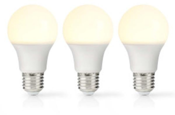 Bec LED E27 - A60 - 4 9 W - 470 lm - 2700 K - alb cald - stil retro - neclar - 3 buc 