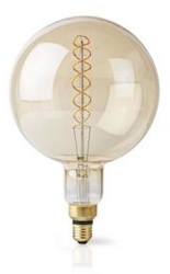 Bec LED E27 G200 5W 280 lm 2000 K Luminozitate reglabila Alb cald Stil retro 1 buc 