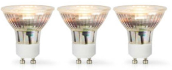 Bec LED GU10 - Spot - 4 5 W - 345 lm - 2700 K - Luminozitate reglabila - Alb cald - Stil retro - 3 buc 