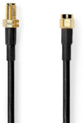 Cablu antena Mufa SMA Priza SMA Placat cu aur 50 Ohmi Dublu izolat 10 0 m 