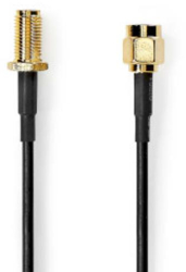 Cablu antena Mufa SMA Priza SMA Placat cu aur 50 Ohmi Unele umbriri 2.00 m 