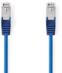 Cablu de retea CAT5e - SF/UTP - Mufa RJ45 - Mufa RJ45 - 1 50 m - Rotund - PVC - Albastru - Plic 
