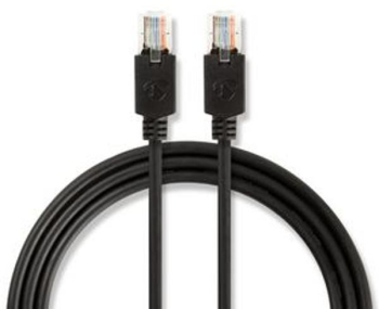 Cablu de retea CAT5e - U/UTP - Mufa RJ45 - Mufa RJ45 - 5.00 m - Rotund - LSZH - Antracit - Punga de plastic 