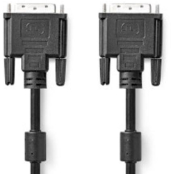 Cablu DVI - DVI-D Mufa cu 24+1 pini - DVI-D Mufa cu 24+1 pini - 2560x1600 - Nichelat - 2 00 m - Drept - PVC - Negru - Cutie 