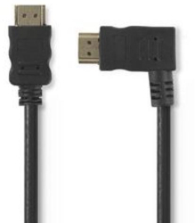 Cablu HDMI &trade de mare viteza Ethernet - conector HDMI&trade - conector HDMI&trade - 4K30Hz - 10 2 Gbps - 1 50 m - rotund - PVC - neg 