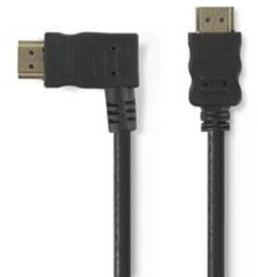 Cablu HDMI &trade de mare viteza Ethernet - Conector HDMI &trade cu carlig stanga - Conector HDMI&trade - 4K30Hz - 10 2 Gbps - 1 50 m - 