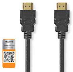 Cablu HDMI &trade Premium de mare viteza Ethernet - Conector HDMI&trade - Conector HDMI&trade - 4K60Hz - 18 Gbps - 2.00 m - Rotund - PVC 