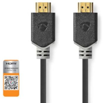Cablu HDMI &trade Premium High Speed Ethernet - Conector HDMI&trade - Conector HDMI&trade - 4K60Hz - 18 Gbps - 5.00 m - Rotund - PVC - A 