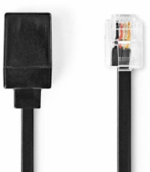 Cablu prelungitor Telcommunication - 10.0 m - Negru 