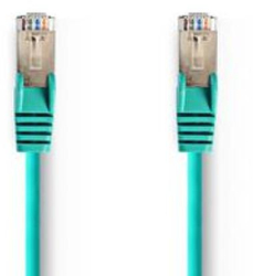 Cablu retea CAT5e - SF/UTP - Mufa RJ45 - Mufa RJ45 - 3.00 m - Rotund - PVC - Verde - Punga de plastic 