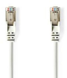 Cablu retea CAT5e - SF/UTP - Mufa RJ45 - Mufa RJ45 - 3 00 m - rotunda - PVC - alba - blister 