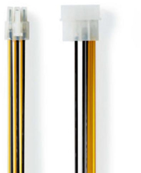 Cablu retea interna - Mufa Molex - Mufa PCI Express - Aurita - 0.20 m 
