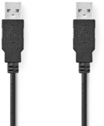 Cablu USB - USB 2.0 - 480 Mbps - 2.00 m - Negru - Cutie 