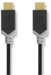 Cablu USB - USB 3.2 Gen 1 - 5 Gbps - Nichelat - 1.00 m - Antracit 